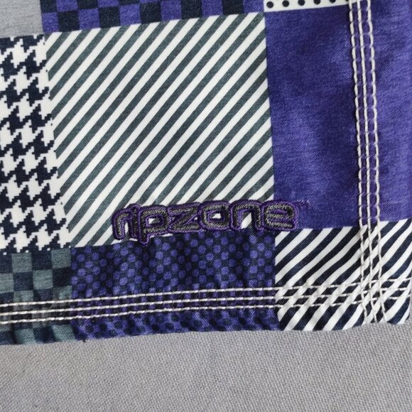 RipZone board shorts men's size 28 purple white grey abstract summer swim wear - Picture 5 of 13